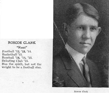 Roscoe Clark, Class of 1915