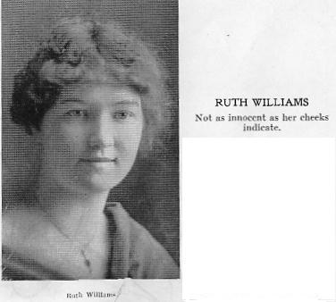 Ruth Williams, Class of 1915